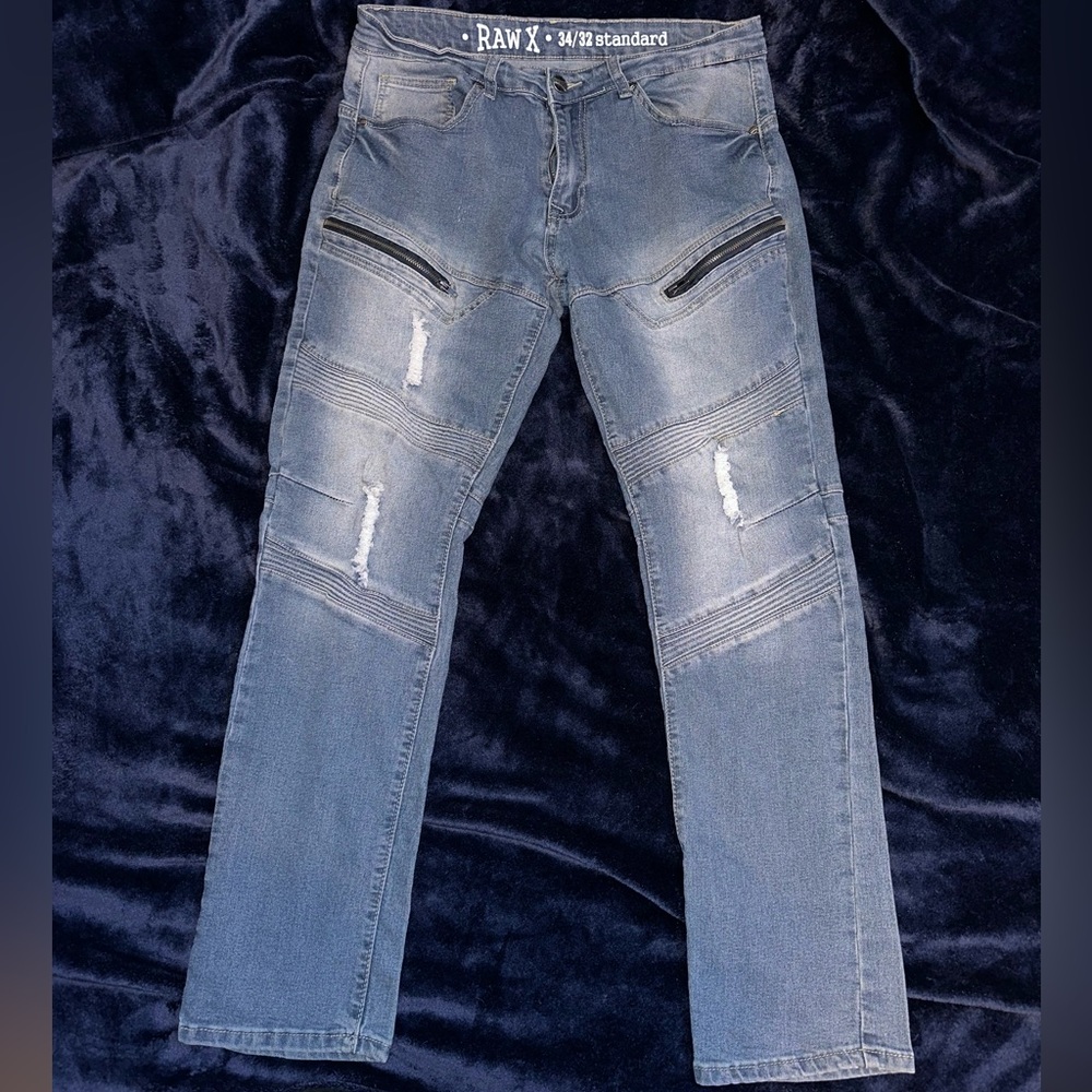 Raw X jeans size 34/32 standard. Soft and stretch material, worn a few times